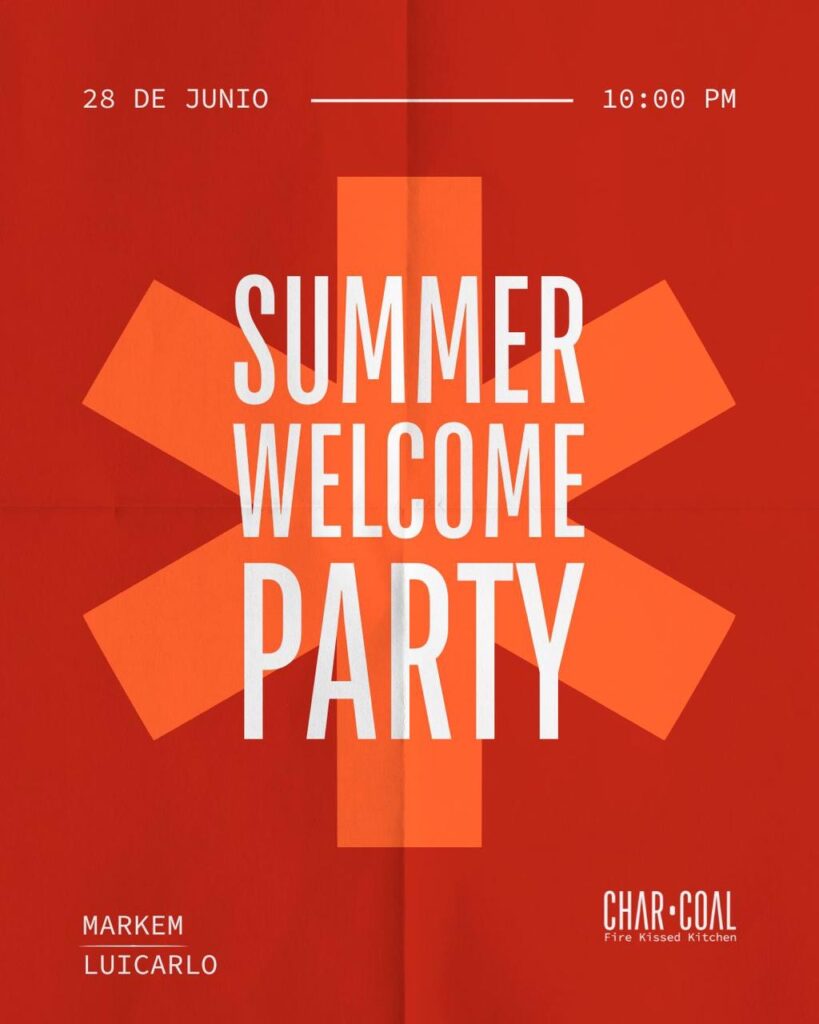 Charcoal da la bienvenida al verano con la electrizante “Summer Welcome Party” junto al DJ internacional Markem