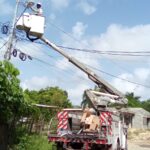 Edeeste trabaja en la normalización de averías en el circuito 3 de Villa Mella