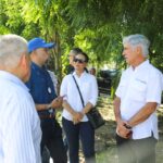 Edeeste y representantes del Banco Mundial recorren proyecto de rehabilitación de redes en Los Guaricanos