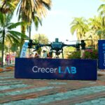 Dron de emergencia de CrecerLab responde con éxito en evento masivo en el Jardín Botánico