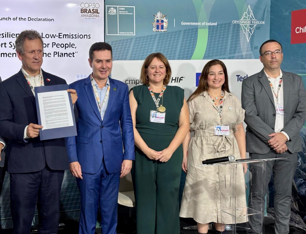 República Dominicana firma declaración en COP30 para descarbonizar el transporte