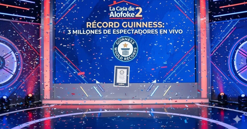 Noche Histórica «La Casa de Alofoke 2» Rompe Esquemas con Récord Guinness y Supera los 3 Millones de Espectadores en Vivo