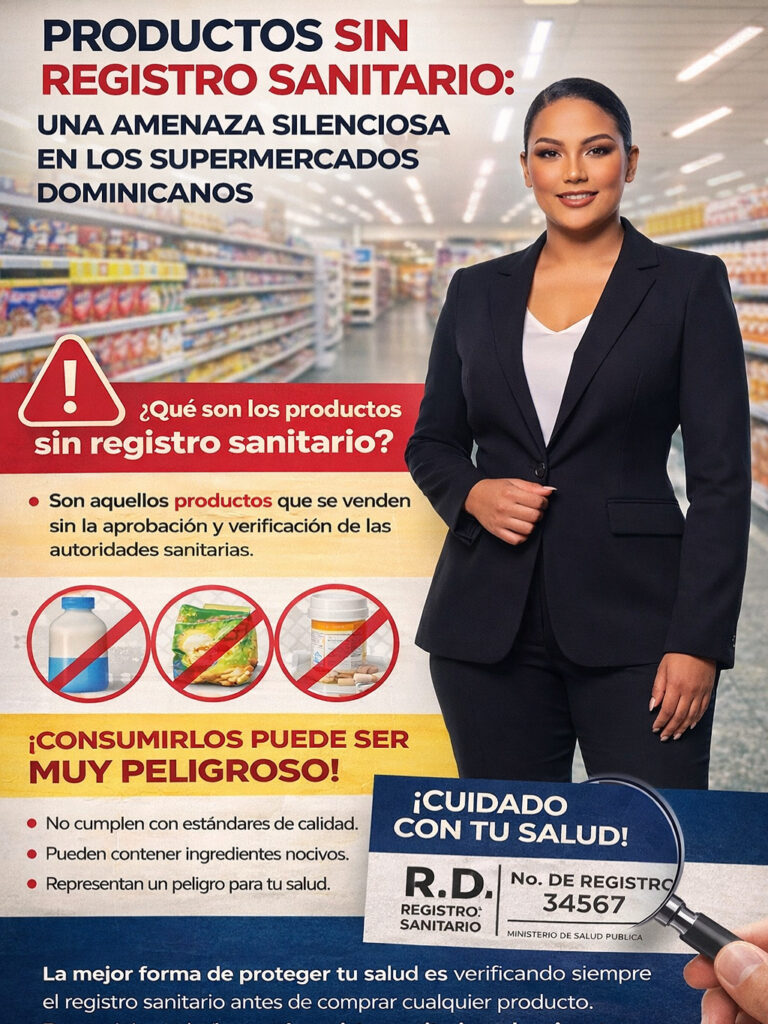 Productos sin registro sanitario: una amenaza silenciosa en los supermercados dominicanos