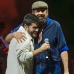 Manny Cruz invitado de Juan Luis Guerra en el Cibao