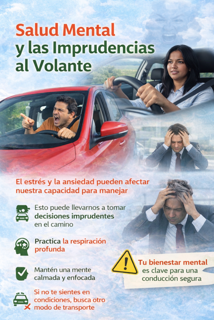 Salud mental y las imprudencias al volante