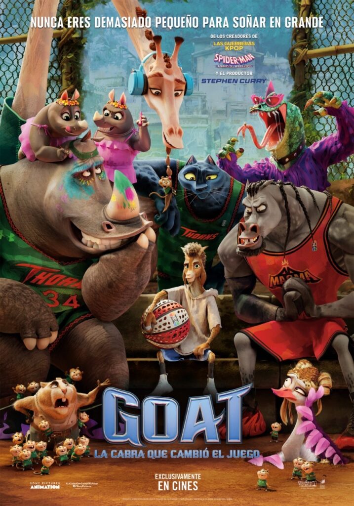 La película animada GOAT estrena en República Dominicana este 12 de febrero