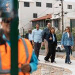 Carolina continúa recorrido por obras del Distrito Nacional