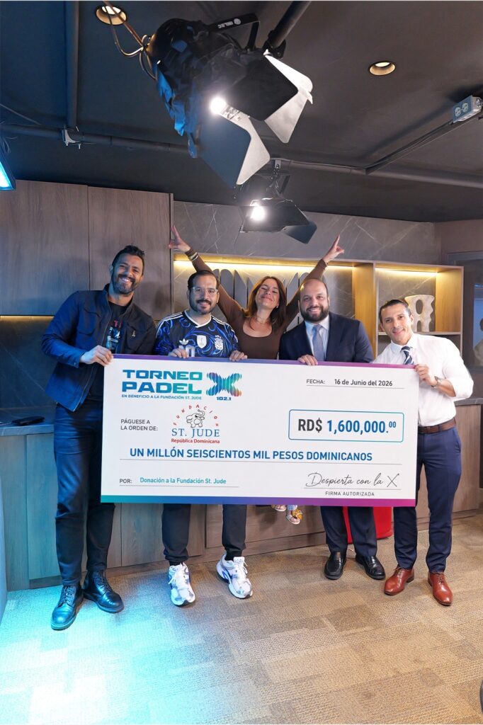 Despierta con La X recauda RD$ 1.6 MM en una mañana para apoyar a niños con cáncer de la Fundación St. Jude